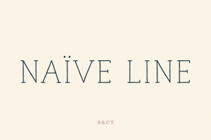 Naive Line Collection Font Download