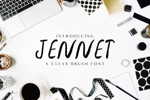 Jennet Brush 3 Family Font Download