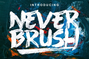Never Brush  Font Download