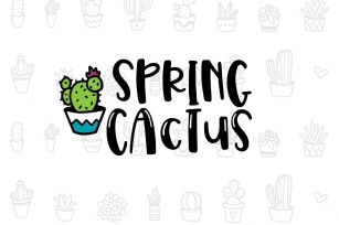 Spring Cactus Font Download