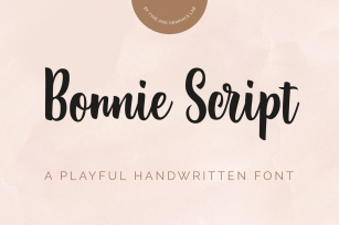 Bonnie Script Font Download