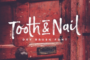 Tooth  Nail Dry Brush Font Download