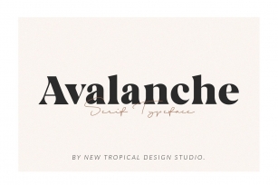 Avalanche Font Download