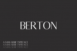 Berton Sans Serif 3 Family Pack Font Download