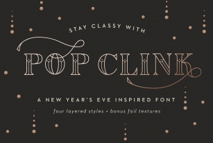 Pop Clink Font Download