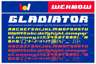 Gladiator Sport Font Download