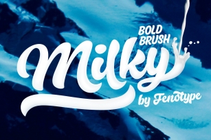 Milky -Brush Script Font Download
