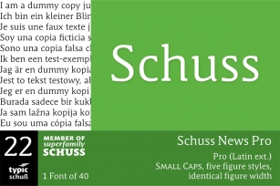 SchussNewsPro No.22 (1) Font Download