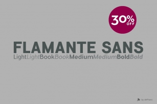 Flamante Sans -8 fonts- Font Download