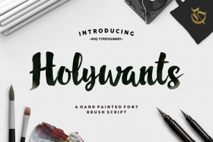 Holywants + bonus Font Download