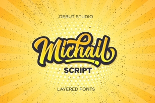 Michail Script (Layered) Font Download