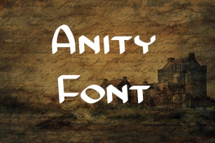 Anity Font Download