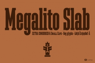Megalito Slab  Small Caps Font Download