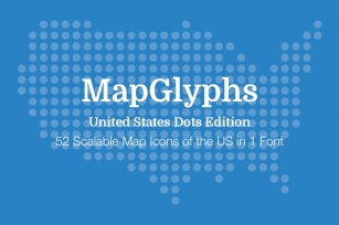 MapGlyphs Dots Font Download