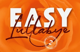 Easy Lullabye logo branding font Font Download