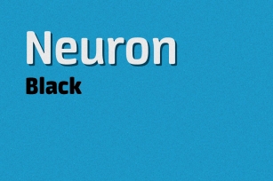 Neuron black Font Download