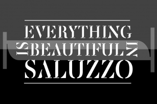 Saluzzo Font Download
