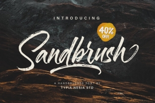 Sandbrush Font Download