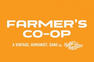 Farmer's Co-op Font Download