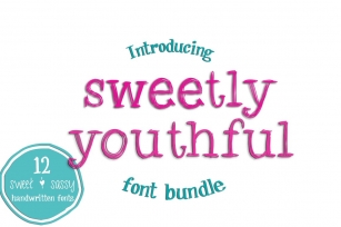 Sweetly Youthful Bundle Font Download