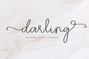 Darling modern script Font Download