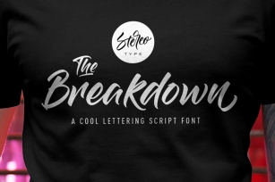 The Breakdown Font Download