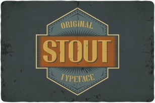 Stout typeface Font Download