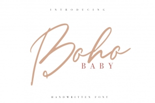 Boho Baby Font Download