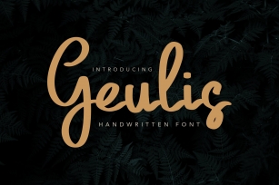 Geulis Stylish Font Download