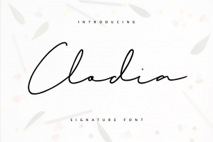 Clodia Signature Font Download