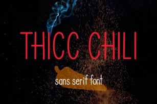 Thicc Chili font Font Download