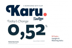 Karu -Summer Sale -50% off Font Download