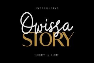Owissa Story Font Download