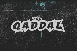 Qaddal Graffiti 30% Off Font Download