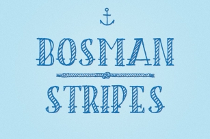 BOSMAN_stripes Font Download