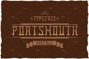 Portmouth Label Typeface Font Download