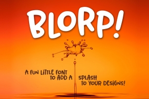 BLORP! A fun, weird little font! Font Download