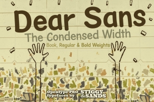 Dear Sans Condensed Family Font Download