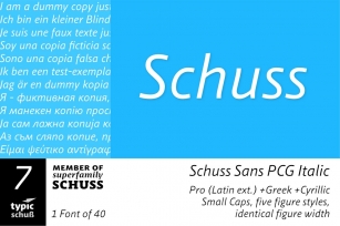 SchussSansPCGIta No.07 (1) Font Download