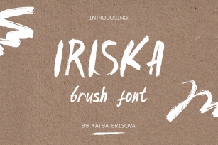 Iriska Brush Latin  Cyrillic Font Download