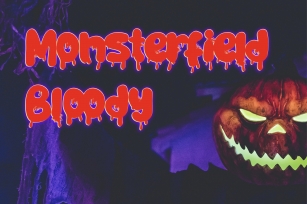 Monsterfield Bloody Font Download