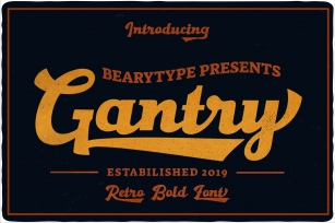 Gantry Font Download