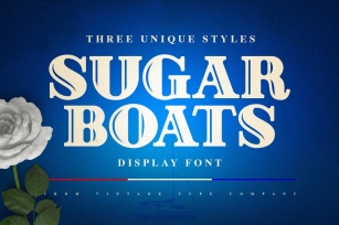 Sugar Boats Display Font Download