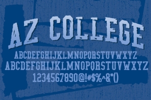 AZ College Font Download