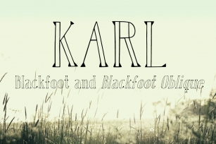 Karl Blackfoot Font Download
