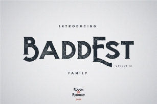 Baddest Family Font Download