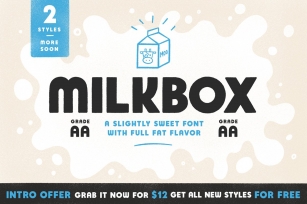 Milkbox Font Download