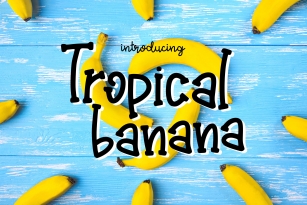 Tropical Banana Font Download