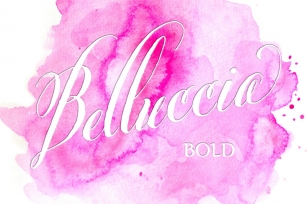 Belluccia Bold Hand Lettered Font Download