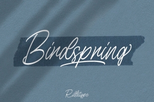 Birdspring Signature Font Download